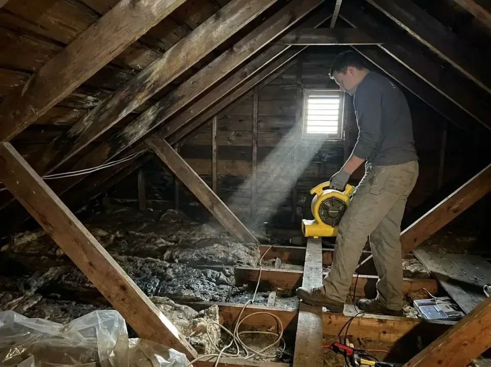 attic-water-damage-drying-proc-007 — frequently asked questions, Emergency Water Extraction & 24/7 Flood Response in Milwauk…